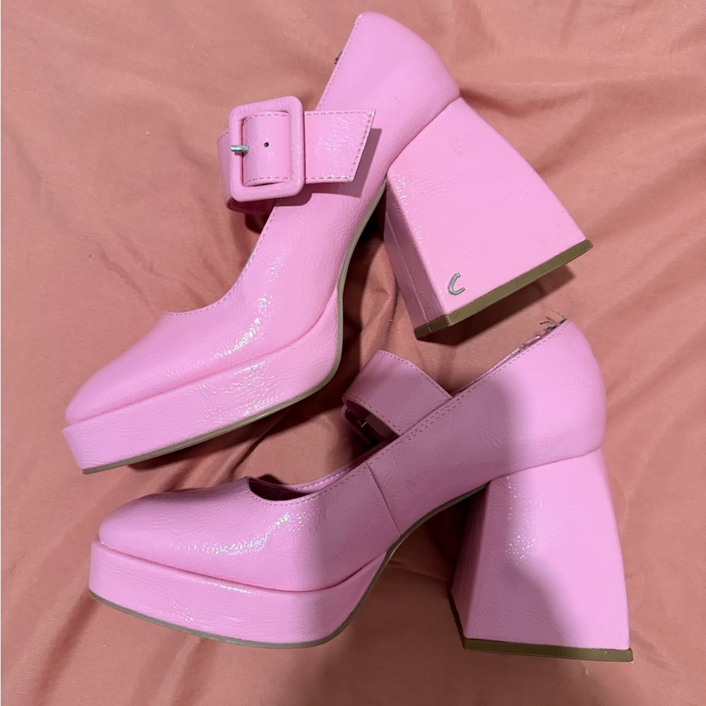 Circus by Sam Edelman Pink Block Heels